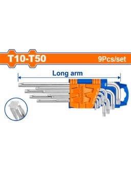 JEU 9 CLES TORX LONG WADFOW...