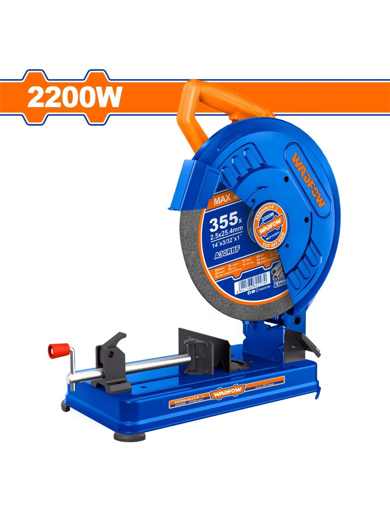 SCIE METAL 355MM 2200W WADFOW WCF153558