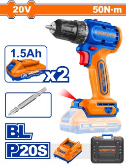 VISSEUSE 20V 50N.m 2BATT...