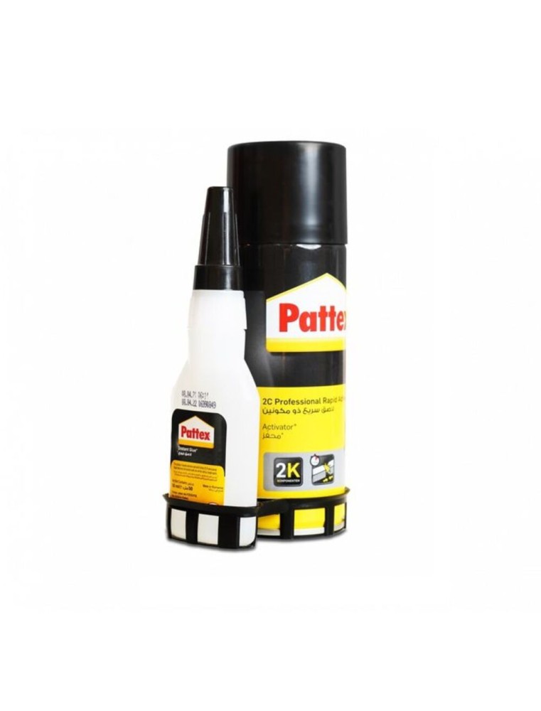 Colle Pattex Mdf rapide Super glue avec activateur spray 400 ml