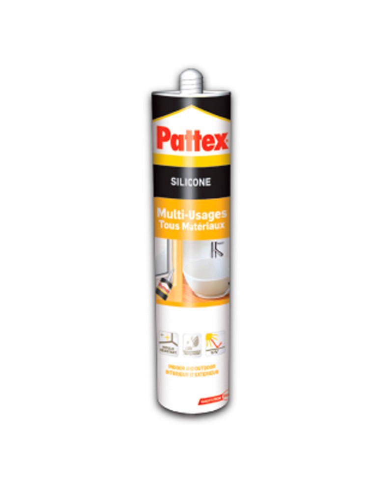 Pattex Silicone Multi-Usages Gris 280ML
