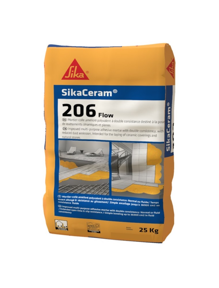 SikaCeram 206 Blanc SAC 25KG