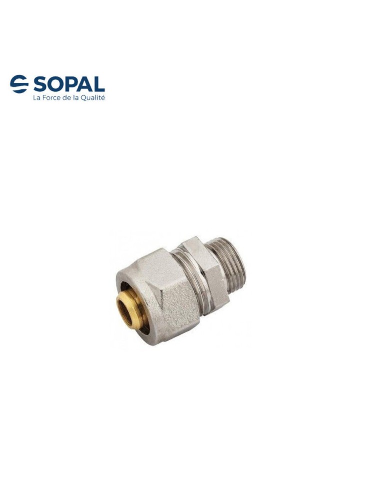 RACCORD A VISSER PEX 20X3/4M SOPAL
