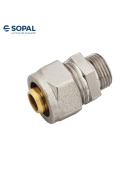 RACCORD A VISSER PEX 16X3/4 M SOPAL