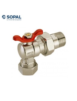 VANNE A VISSER COUDE PEX 20X3/4 MALE SOPAL