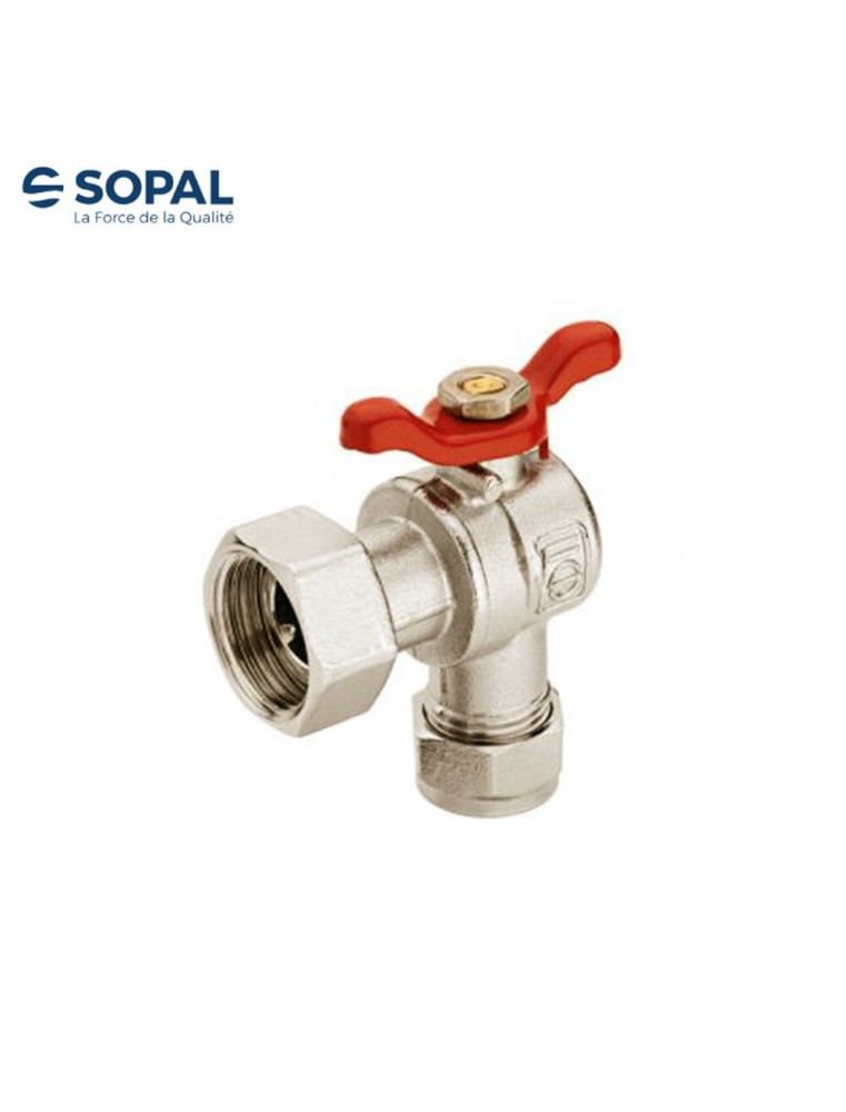 VANNE A VISSER COUDE PEX 20X3/4 F SOPAL