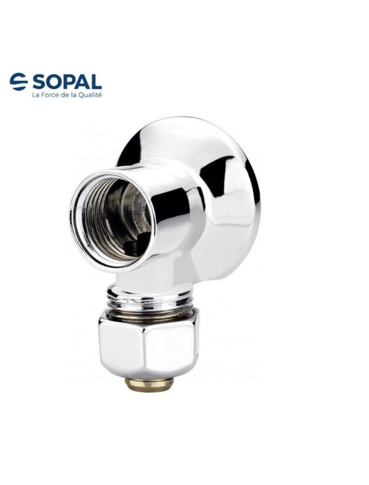 ROSACE APPLIQUE A VISSER CHROME PEX 16X1/2 F SOPAL