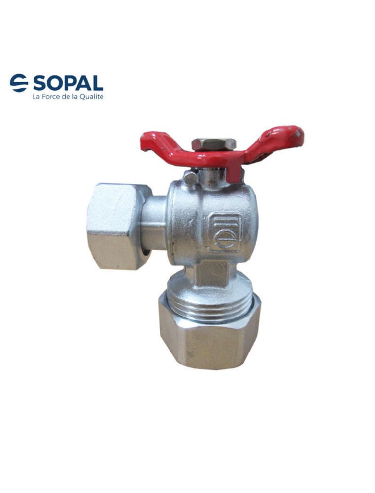 VANNE A VISSER COUDE PEX 26X3/4 F SOPAL