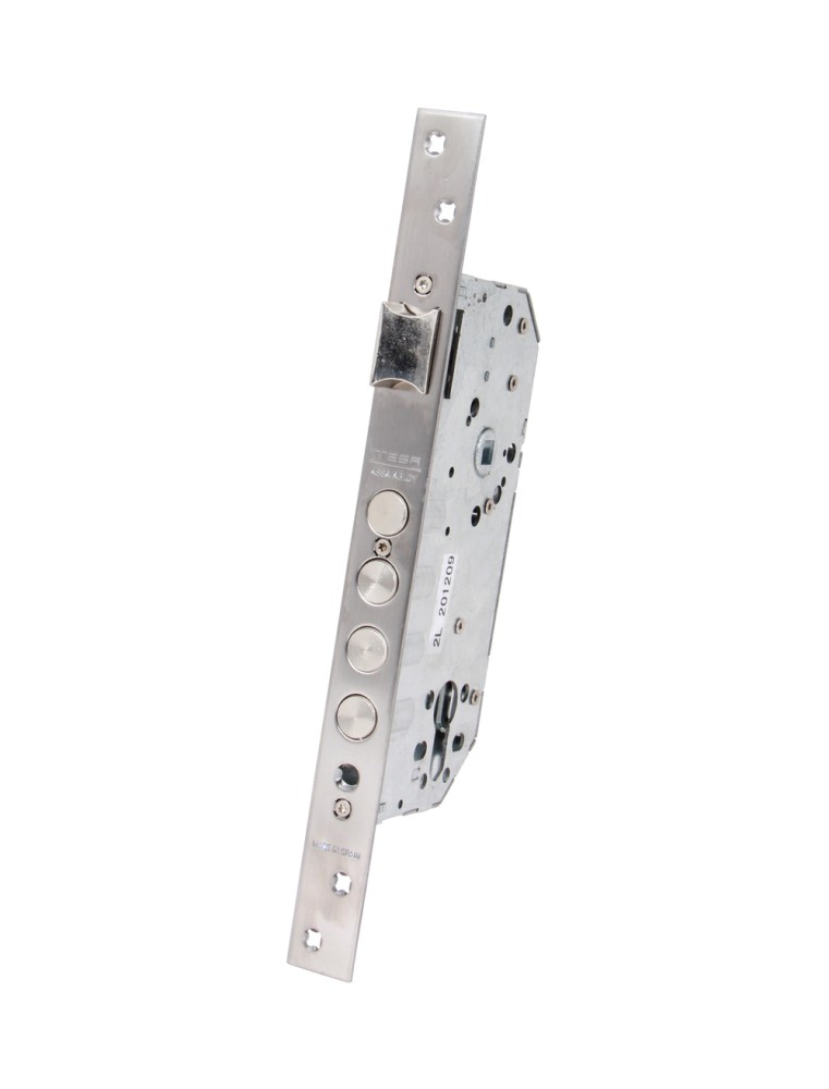 SERRURE TESA AXE 85 AVEC CYLINDRE R100B5 (NOIR/CHR)