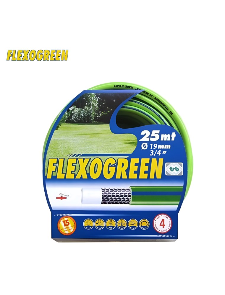 TUYAU VERT 3/4 25M FLEXOGREEN