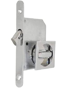 KIT COULISSANTE CARRE WC FORME CHROME