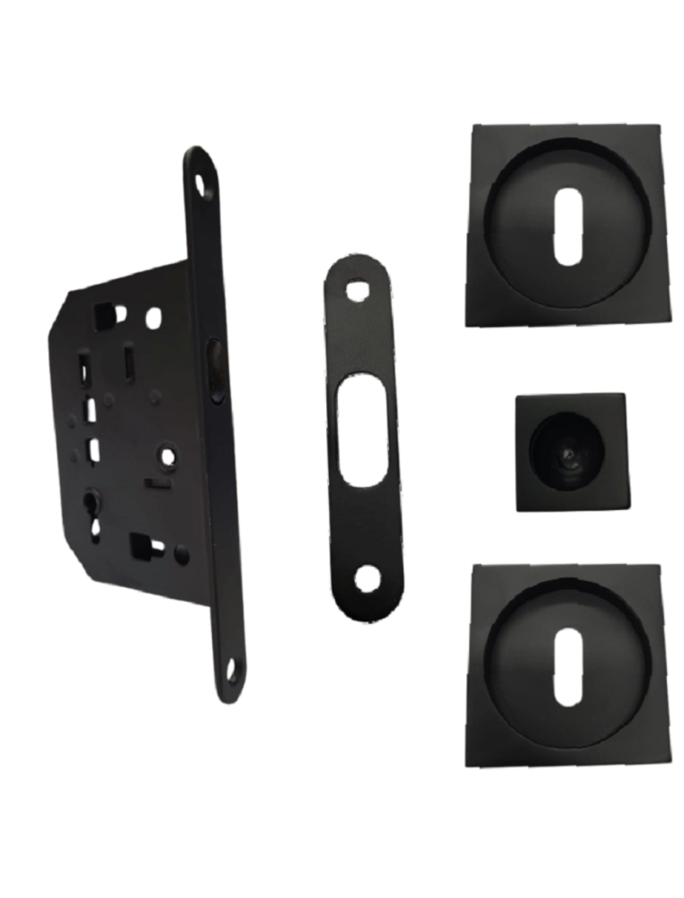 KIT COULISSANTE NOIR PT CARRE FORME