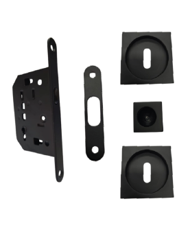 KIT COULISSANTE NOIR PT CARRE FORME