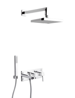 Kit mitigeur de bain-douche encastré 3 sorties Zarzis - Sopal