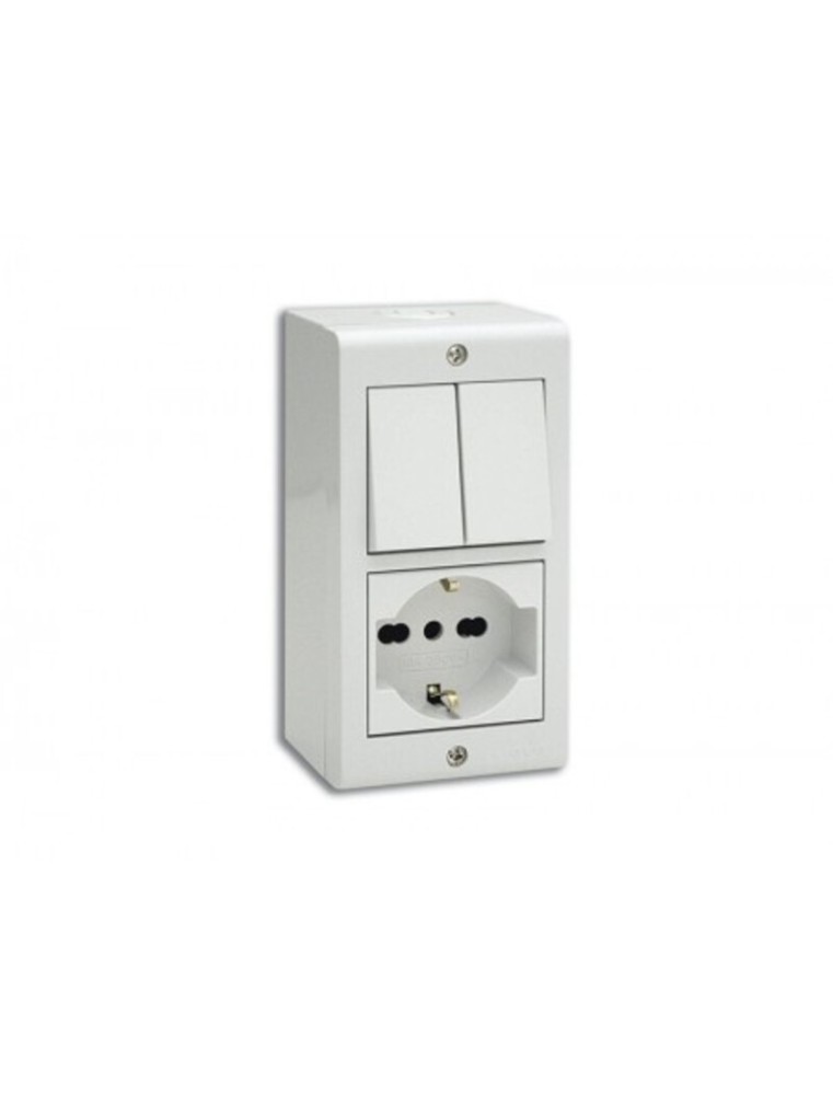 BOITE APPARENTE 4M BLANC 45Q04BG SOMEF
