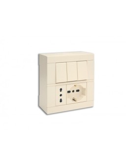 BOITE APP 6 MODULES BL/BG...