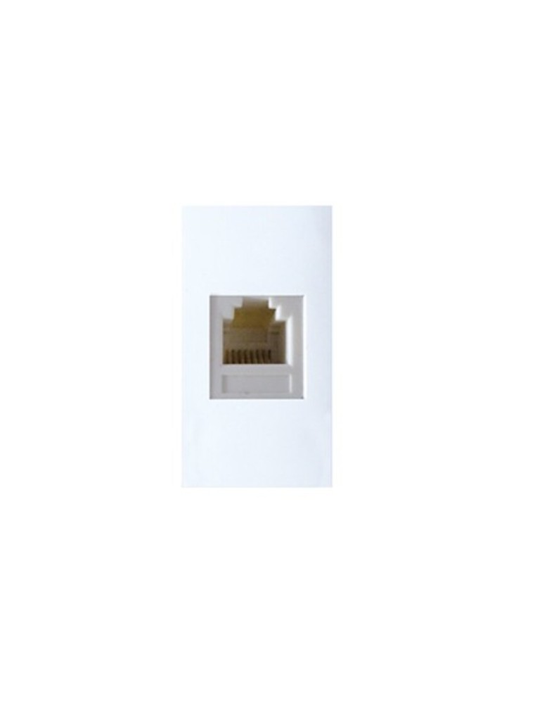 PRISE TELEPHONE 4 PLOTS RJ11 BLANC 45B24K SOMEF