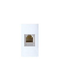 PRISE TELEPHONE 4 PLOTS RJ11 BLANC 45B24K SOMEF