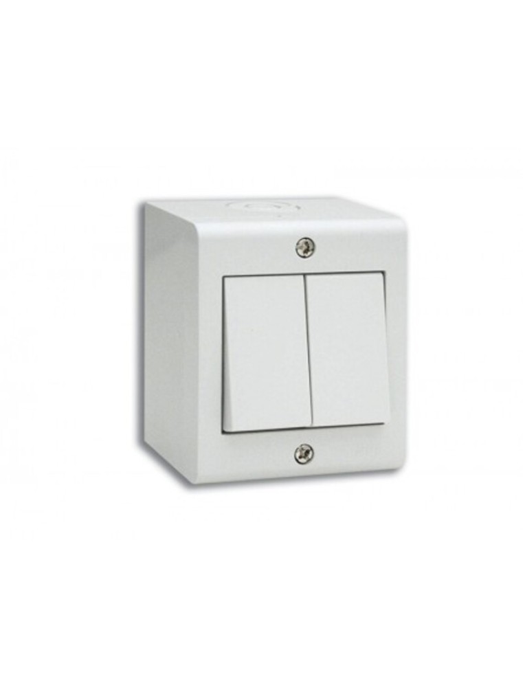 BOITE APPARENTE 2 MODULES S45 BLANC 45Q02BG SOMEF