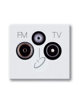 PRISE COMB TV-FM-SAT BLANC 45B96TRN3 SOMEF