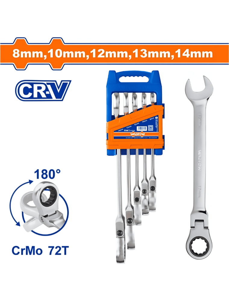JEU 5 CLE MIXT CLIQ REV CR-V WADFOW WSP5205