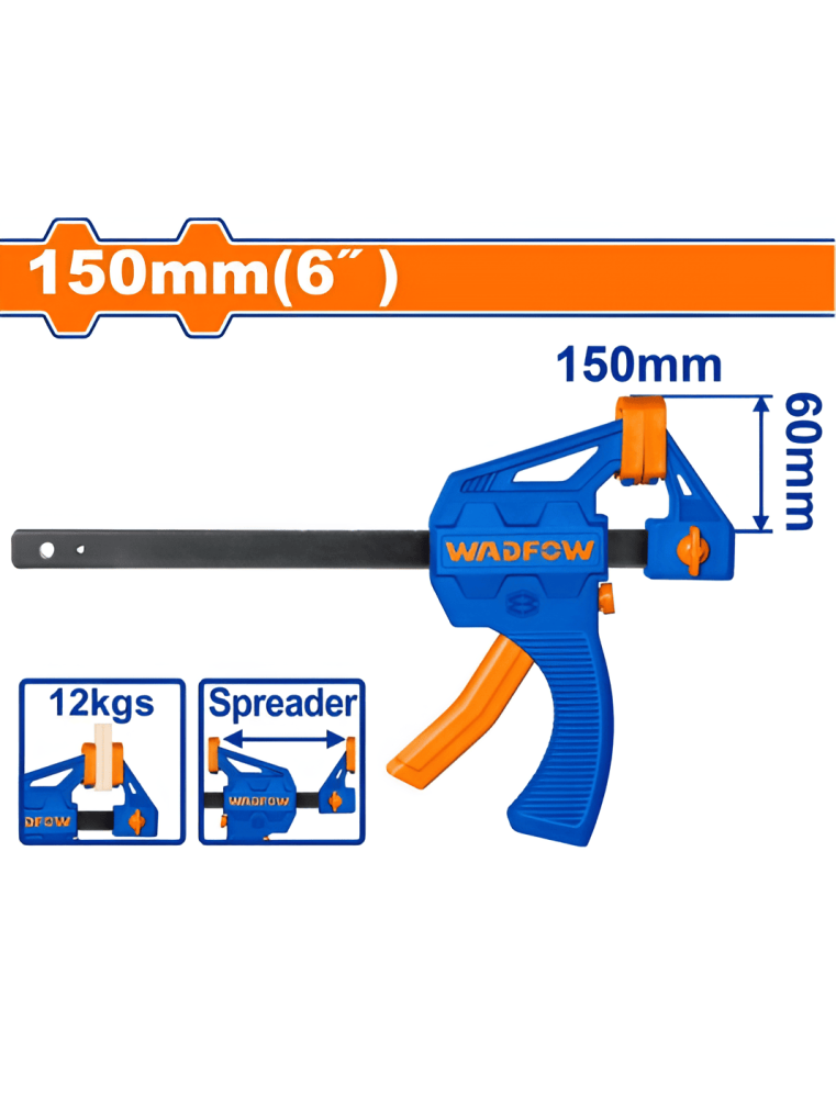 SERRE JOINT RAPIDE 6" WADFOW WCP4306