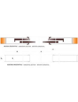 CONTRE CHÂSSIS POUR PORTE 80x80CMX210CM DOUBLE EUROCASSONETTO