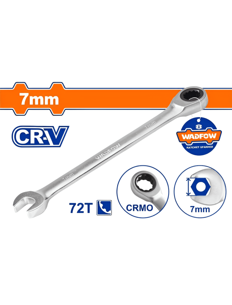 CLE MIXTE A CLIQUET 7 CR-V WADFOW WSA5107