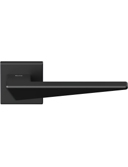 Poignée FORME 2PC WC NAXOS CARRE NOIR MAT