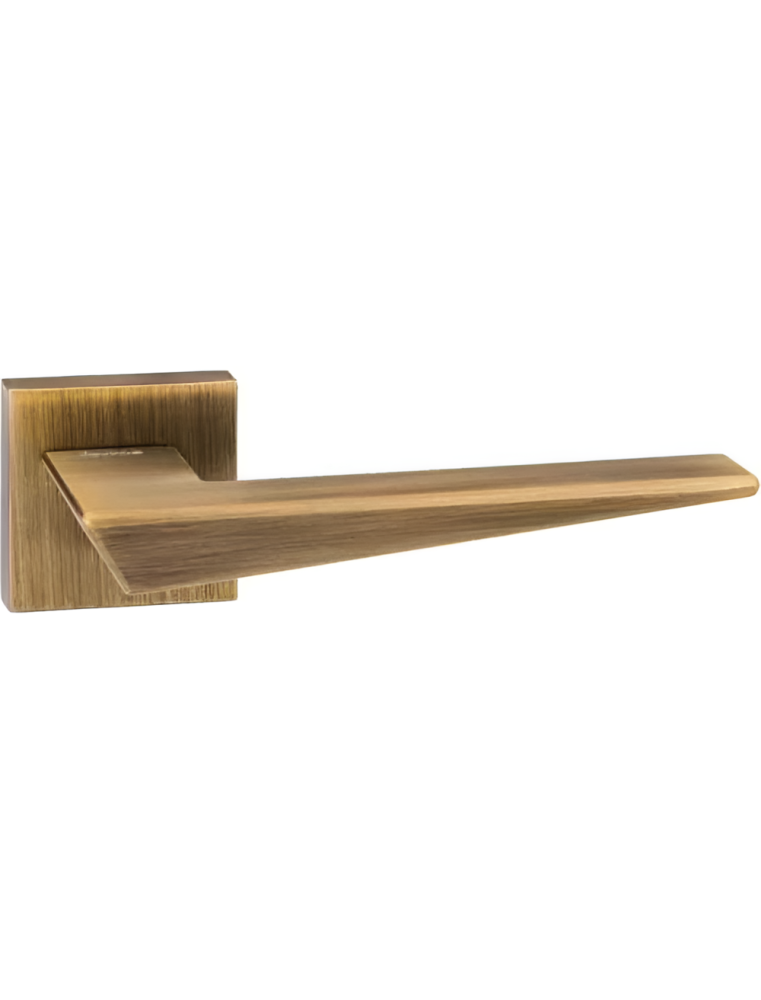 POIGNÉE FORME 2P WC NAXOS CARRE BRONZE
