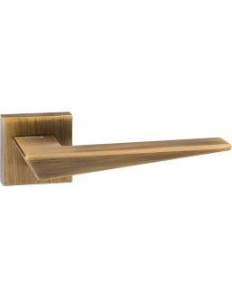 POIGNÉE FORME 2P WC NAXOS CARRE BRONZE