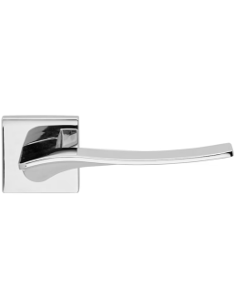 POIGNÉE FORME 2P WC OLIMPIA CARRE CHROME