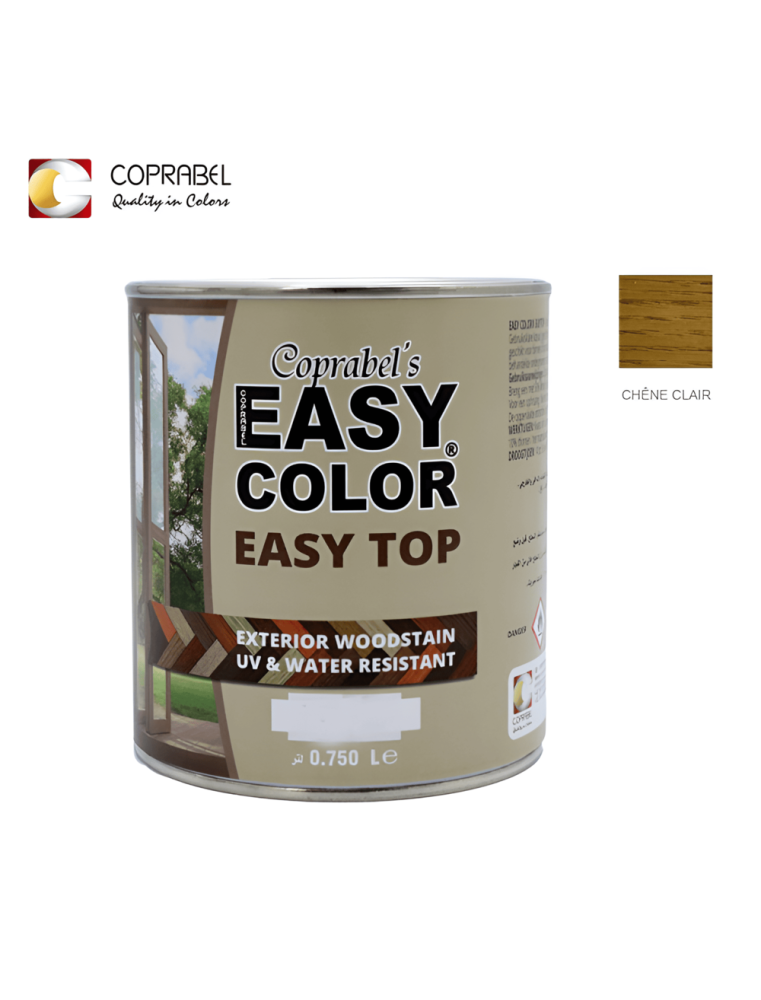 EASY COLOR EASYTOP LASURE CHENE CLAIR 0.75L E12 D 502