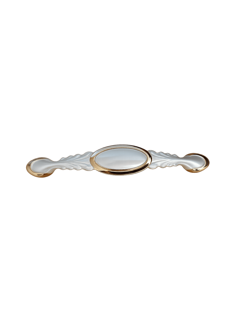 POIGNEE DE MEUBLE 2864B 128MM BLANC + GP
