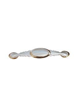 POIGNEE DE MEUBLE 2864B 128MM BLANC + GP