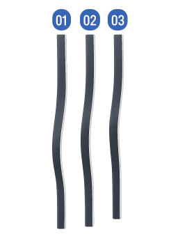 POIGNEE DE MEUBLE H901 256MM CP/NOIR