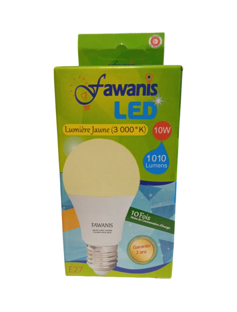 LAMPE LED 10W E27 3000K FAWANIS