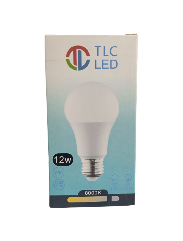 LAMPE LED 12W E27 8000K TLC