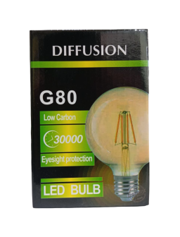LAMPE FILAMENT G80 4W E27...