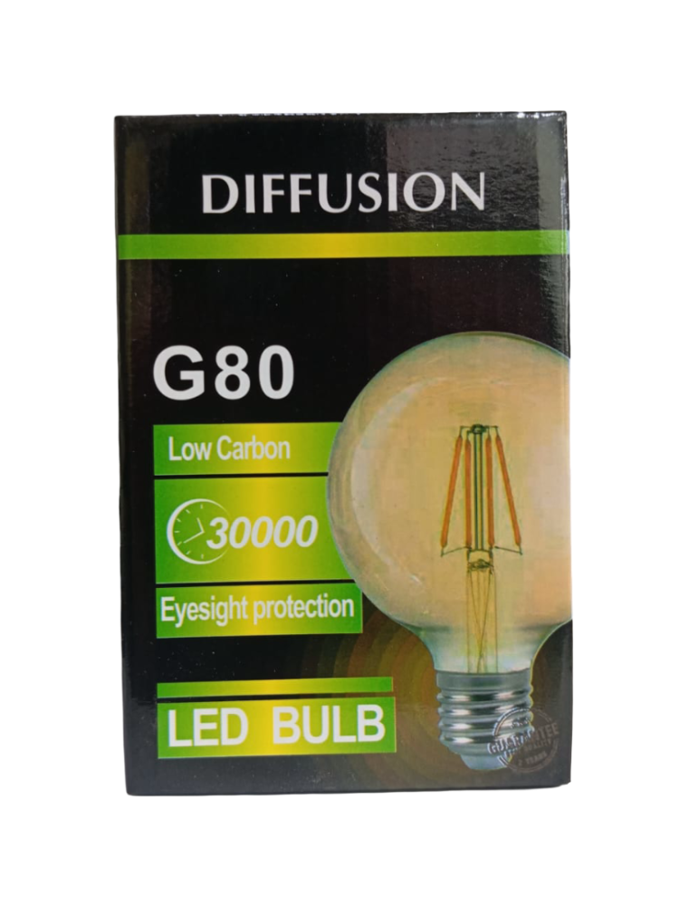 LAMPE FILAMENT G80 4W E27 DIFFUSION