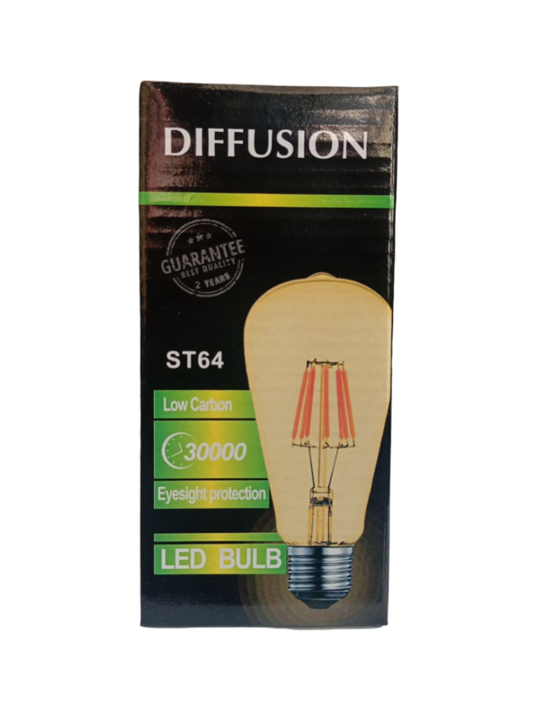 LAMPE LED FILAMENT ST64 E27 DIFFUSION
