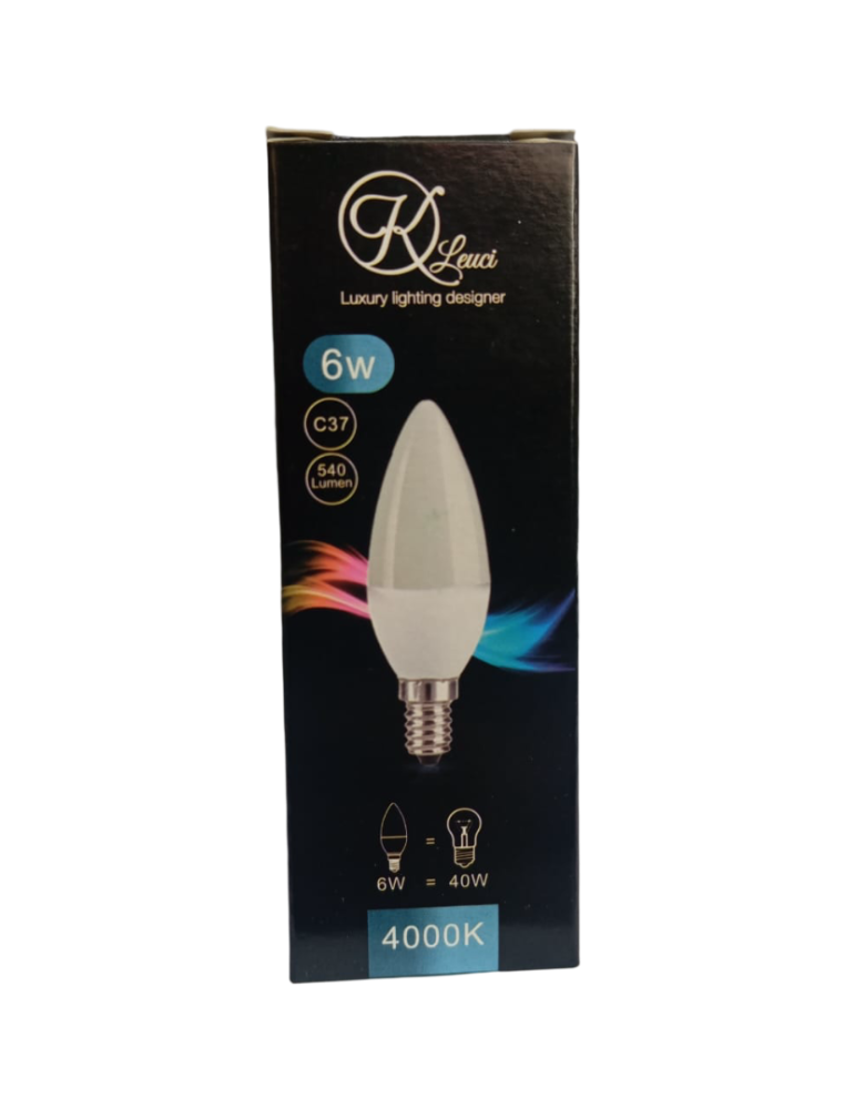 LAMPE FLAMME 6W E14 4000K