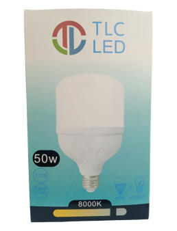 LAMPE T125 50W BOB E27 BLANC 8000K TLC