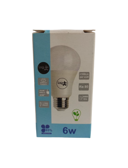 LAMPE SPHERIQUE LED G45 6W E27 4000K LOGON