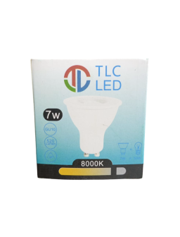 LAMPE SPOT GU10 7W 8000K TLC