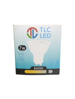 LAMPE SPOT GU10 7W 8000K TLC