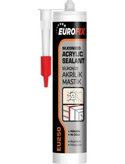 SILICONE ACRILIQUE BLANC 280ML EUROFIX