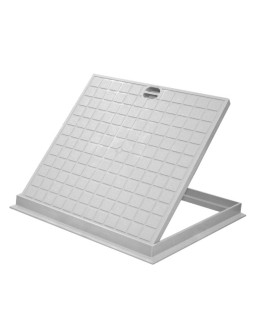 TAMPON DE SOL PP GRIS 50X50...