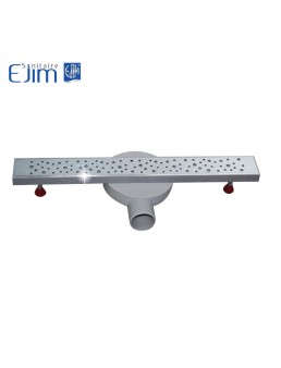 CANIVEAU DE DOUCHE ORIENTABLE SLIM INOX 60 BUBBLE