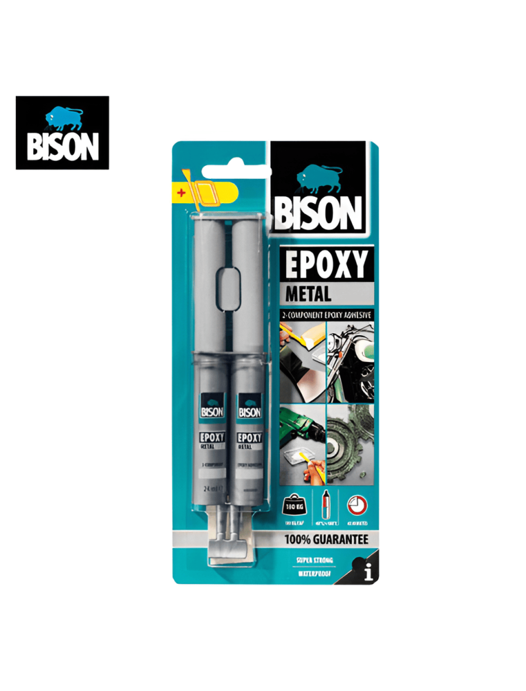 KIT COLLE EPOXY METAL 24ML BISON